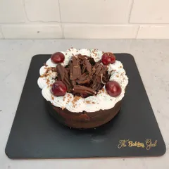 Another look at our delicious Black Forest cake. It’s one of my personal favorites to make and eat!