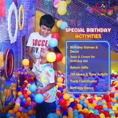 My birthday packages are packed with special activities to make your child feel like a star. This includes fun party games, a special sash and crown for the birthday kid, return gifts, and a guided DIY make-and-take activity.