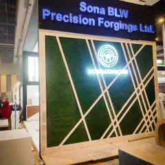 My event services include integrating your brand directly into the decor. Here, I created a green backdrop for Sona Comstar that highlights their logo, proving that corporate branding and natural beauty can work together perfectly.