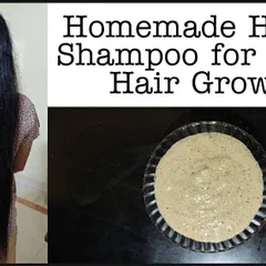 Here is another recipe for a homemade herbal shampoo that can help with triple hair growth. It's made without any chemicals, relying only on the power of nature.