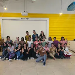 A happy team after a rewarding Zumba session at News Corp. We focus on creating inclusive team-building activities where everyone feels comfortable letting loose and having a good time.
