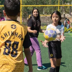 A snapshot from our Annual Rush Festival, where players, coaches, and parents all come together for a day of fun, games, and community bonding.