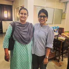 One of our adult students with me at the studio. The relationships we build with our students are the best part of what we do.