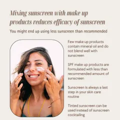 As a doctor, I strongly advise against "skin cocktailing," or mixing sunscreen with makeup. This practice reduces the efficacy of your SPF and can lead to inadequate sun protection.