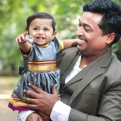 Capturing that special bond between a father and his child. These are the candid, unscripted moments I aim to freeze in time during our family photoshoots in Navi Mumbai.