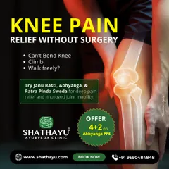 If you are struggling to bend your knee, climb stairs, or walk freely, surgery is not your only option. I combine therapies like Janu Basti, Abhyanga, and Patra Pinda Sweda to provide deep pain relief, reduce inflammation, and improve joint mobility naturally.