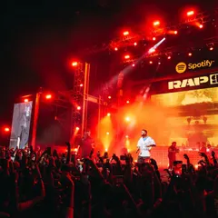 The crowd at Spotify's Rap 91 Live event was electric. This is what it looks like when thousands of hip hop fans come together for a massive show.