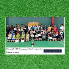 A group photo from our Inter-Branch Championship, which saw 96 participants from 6 different branches compete, fostering a sense of community and healthy competition.