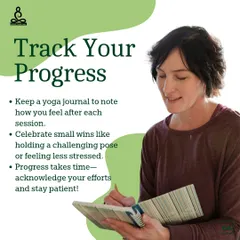 Tip 4 for consistency: Track your progress. Keep a journal and celebrate small wins to stay motivated.