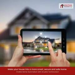 With my home automation systems, you can monitor and control your entire house from a tablet. This interface shows a live view of your property, with icons to manage security cameras, locks, and alarms, giving you complete peace of mind.