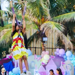 For the thrill-seekers, our portable zip line is a guaranteed highlight. We ensure a safe and exhilarating ride for kids, adding a unique element of adventure to any outdoor party.