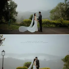 Amidst the misty hills, where the clouds whisper their blessings, a love story unfolds. I believe the setting of your wedding is a character in your story, and I strive to capture its magic, creating a fairytale that feels both epic and deeply personal.