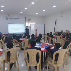This is my happy place, a classroom buzzing with curiosity and engagement. I believe in creating a dynamic, interactive space where children feel empowered to ask questions, explore ideas, and participate fully. Seeing hands shoot up like this is a reminder that when we make learning active, children are naturally eager to join in.