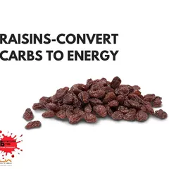 Raisins are a fantastic source of concentrated carbohydrates, making them an excellent natural energy booster during long training sessions or endurance events. They are easy to carry and digest for a quick fuel-up on the go.