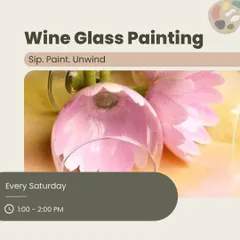 Learn to paint delicate floral designs on a wine glass. It is a beautiful way to personalize your glassware and makes for a perfect handmade gift.