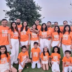 Friends who slay together, stay together. We created these fun, custom-printed t-shirts for a large group of friends on vacation, helping them make lasting memories.