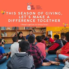 This season, let's give the gift of hope. A donation to Bookwallah helps us bring a smile to a child in need and supports our mission to create safe places for them to dream big.