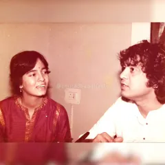 A cherished memory from my early days, learning from my Guru, Zakirbhai. His teachings went beyond music; they were lessons in life, resilience, and artistry.