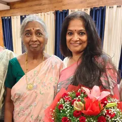 A picture with the guest of honour after a heartfelt musical performance for her 70th birthday. Seeing the joy that music brings to these special occasions is the greatest reward.