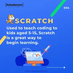 For our youngest learners aged 5-15, Scratch is the perfect starting point. It is a visual, block based programming language that makes coding intuitive and fun, allowing kids to create stories, games, and animations while learning foundational logic.