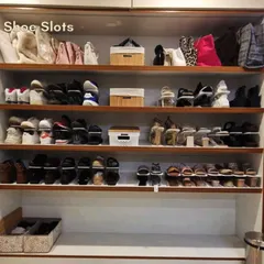 Shoe slots are a fantastic way to organize footwear. They stack shoes vertically, keeping them easy to find and preventing the tops from getting scuffed or dirty.