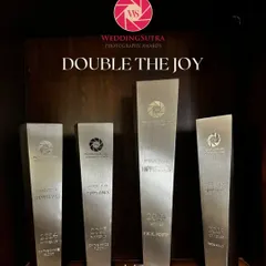 Double the joy! A look at our collection of WeddingSutra Photography Awards, a symbol of the passion and hard work we pour into every wedding.