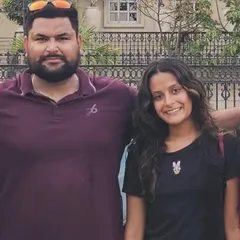 A proud mentor moment. Here I am with Rhea Gupta, a star swimmer who trained with me from the age of 9. Her resilience and consistency earned her admission to the prestigious University of Chicago in the U.S.