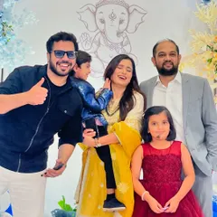 Celebrating Hridhaan's 5th birthday! It's not just weddings; I love bringing my energy to kids' parties and family get-togethers too.