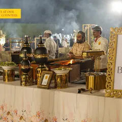 Fire up the appetite at our sizzling BBQ live counters. Our barbecue pit is a hub of activity and flavour, serving everything from traditional seekh kebabs to modern grilled delicacies.