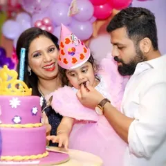 The classic cake-cutting moment, a highlight of any birthday. I focus on capturing the joy and interaction as the family celebrates together.