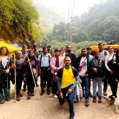 A glimpse of our Kedarnath and Badrinath Dham batch. We organize spiritual journeys to the Himalayas for those seeking a different kind of adventure.