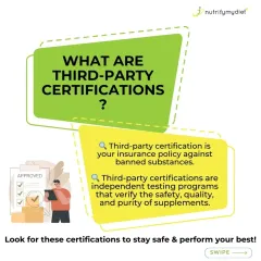 What are third-party certifications? They are your insurance policy against banned substances, verifying the safety, quality, and purity of supplements.