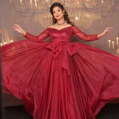 For a grand reception or cocktail event, nothing beats the drama of a beautiful gown and a full glam look. I created this stunning look with classic golden smokey eyes and a bold red lip, ensuring my client felt like the star of the evening.