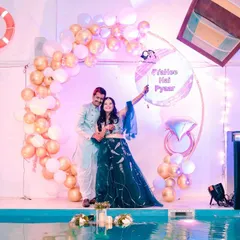 Your pre-wedding events deserve a backdrop as special as your story. Here’s a glimpse of a beautiful poolside engagement setup, showing how we transform our space for romantic and memorable celebrations.