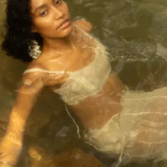 The golden hour light during our Goa shoot was magical. This shot captures the essence of the campaign: natural, radiant, and effortlessly beautiful.
