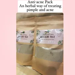 This is my Anti-Acne Pack, a gentle, herbal way to treat pimples and acne. It's a simple powder formula that you can mix into a paste to apply on troubled spots for clear, flawless skin.