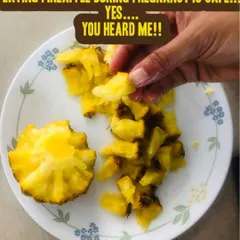 Let's talk about one of the most common pregnancy food myths: pineapple. Yes, you can safely enjoy this fruit. I help you separate fact from fiction, so you can eat a variety of healthy foods without unnecessary fear. A balanced diet includes enjoying nutritious fruits like pineapple in moderation.