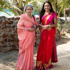 It was a true honor to stand beside the legendary Padmavati Rao, of 'Malgudi Days' and 'Padmaavat' fame, at the launch of Neerav Arts Village. I cherish these moments of connecting with icons of Indian cinema.