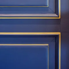 The soul of a space is revealed through its materials. This handcrafted leather panel, with its precise lines and rich color, is a testament to my commitment to artisanal craftsmanship, merging traditional techniques with modern design sensibilities.