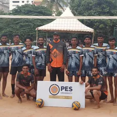 Another shot of the victorious Reva University team. Their hard work and dedication paid off.
