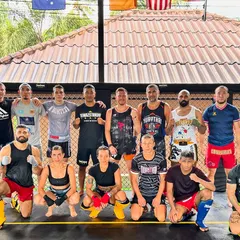 A group photo with some of the toughest fighters and training partners. We are a diverse team, united by our passion for martial arts and our commitment to improving every day.