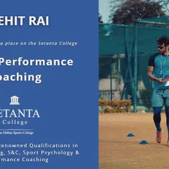 Announcing my acceptance into the MSc in Performance Coaching program at Setanta College. I believe in lifelong learning to provide the best possible service to my athletes.