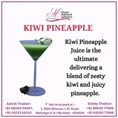 This Kiwi Pineapple juice is the ultimate tropical refresher. We blend zesty kiwi and sweet, juicy pineapple to create a vibrant green drink that is packed with flavor.