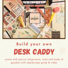 Introducing our 'Build your own Desk Caddy' DIY kit. It comes with everything your child needs, including tools and goodies, to create something they can be proud of.