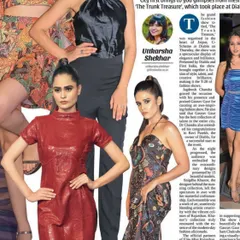 Another feature from the 'Trunk Treasure' fashion show. It was an honor to have our work recognized and appreciated.