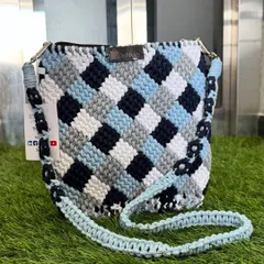 I love playing with colors! This checkered pattern sling bag is a great example of how we can mix and match from over 15 shades to create something that is uniquely you.