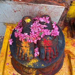 A depiction of Guru's feet, adorned with flowers. Sharath Jois preserved the Ashtanga method for millions of people. His life was a huge gift, and for me, a lesson in interdependence.