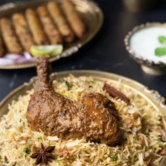I work with national brands like Behrouz Biryani to create images for new launches and campaigns. This shot focuses on making the chicken biryani look regal and delicious, highlighting the texture of the rice and the rich color of the gravy.