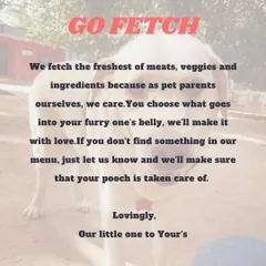 As a pet parent myself, I care deeply about what goes into your furry one's belly. I fetch the freshest ingredients and make everything with love, from my little one to yours.