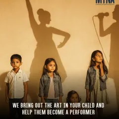 We believe in bringing out the art in your child. This image captures our mission to help every child discover their inner performer and take the stage with confidence, creativity, and heart.